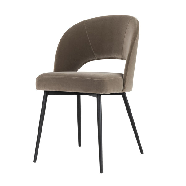 Scaun living gri si picioare metal | model ZANCA - eScaun.ro