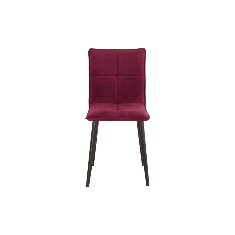 Scaun rosu din catifea | model CADU - eScaun.ro