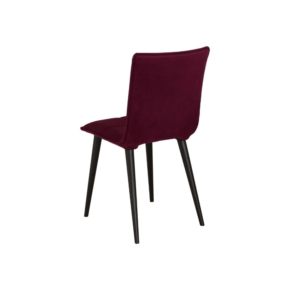 Scaun rosu din catifea | model CADU - eScaun.ro