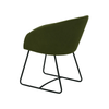 Scaun verde cu picioare de metal | model IBIS - eScaun.ro