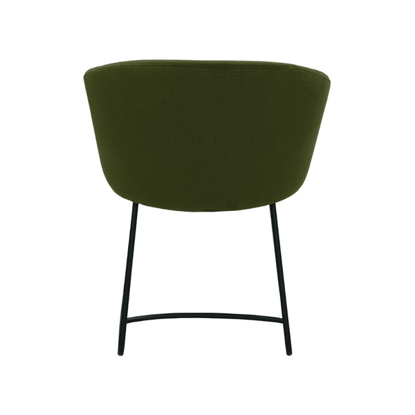 Scaun verde cu picioare de metal | model IBIS - eScaun.ro