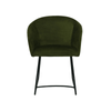 Scaun verde cu picioare de metal | model IBIS - eScaun.ro