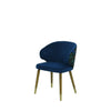 Scaun verde din catifea | model CAPRICE - eScaun.ro