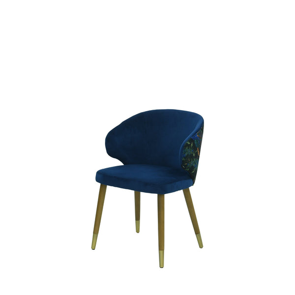 Scaun verde din catifea | model CAPRICE - eScaun.ro