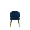 Scaun verde din catifea | model CAPRICE - eScaun.ro