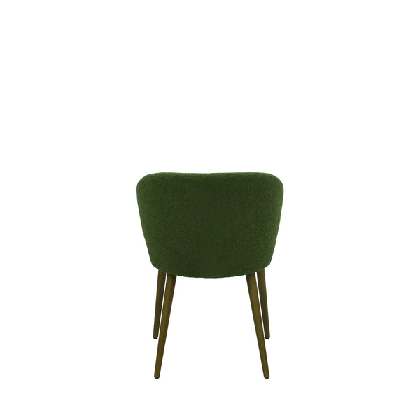Scaun verde din catifea | model CAPRICE - eScaun.ro