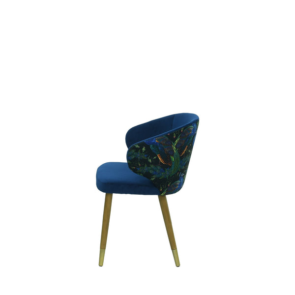 Scaun verde din catifea | model CAPRICE - eScaun.ro