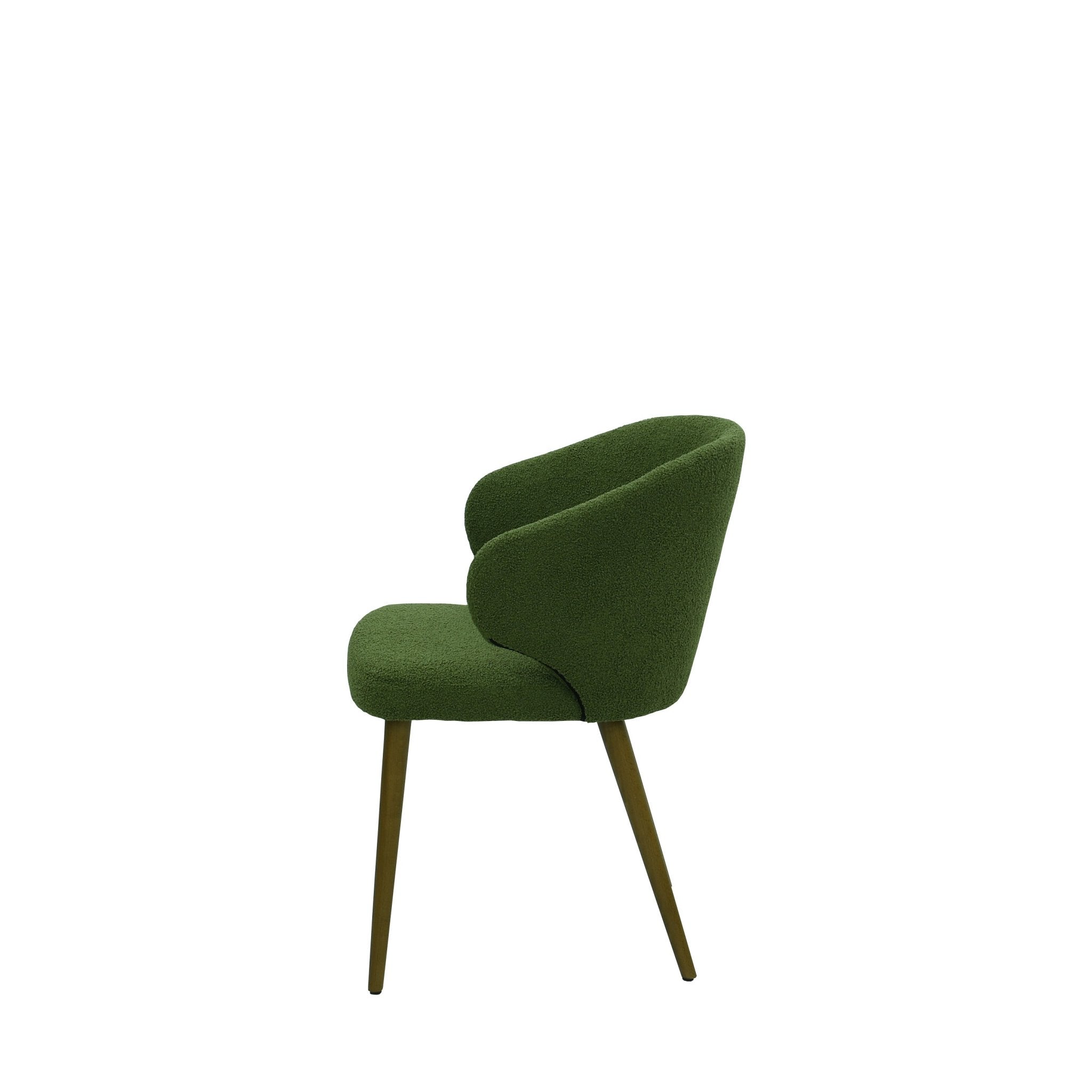 Scaun verde din catifea | model CAPRICE - eScaun.ro