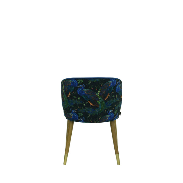 Scaun verde din catifea | model CAPRICE - eScaun.ro