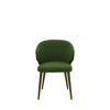 Scaun verde din catifea | model CAPRICE - eScaun.ro