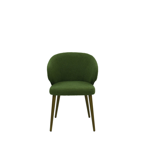 Scaun verde din catifea | model CAPRICE - eScaun.ro