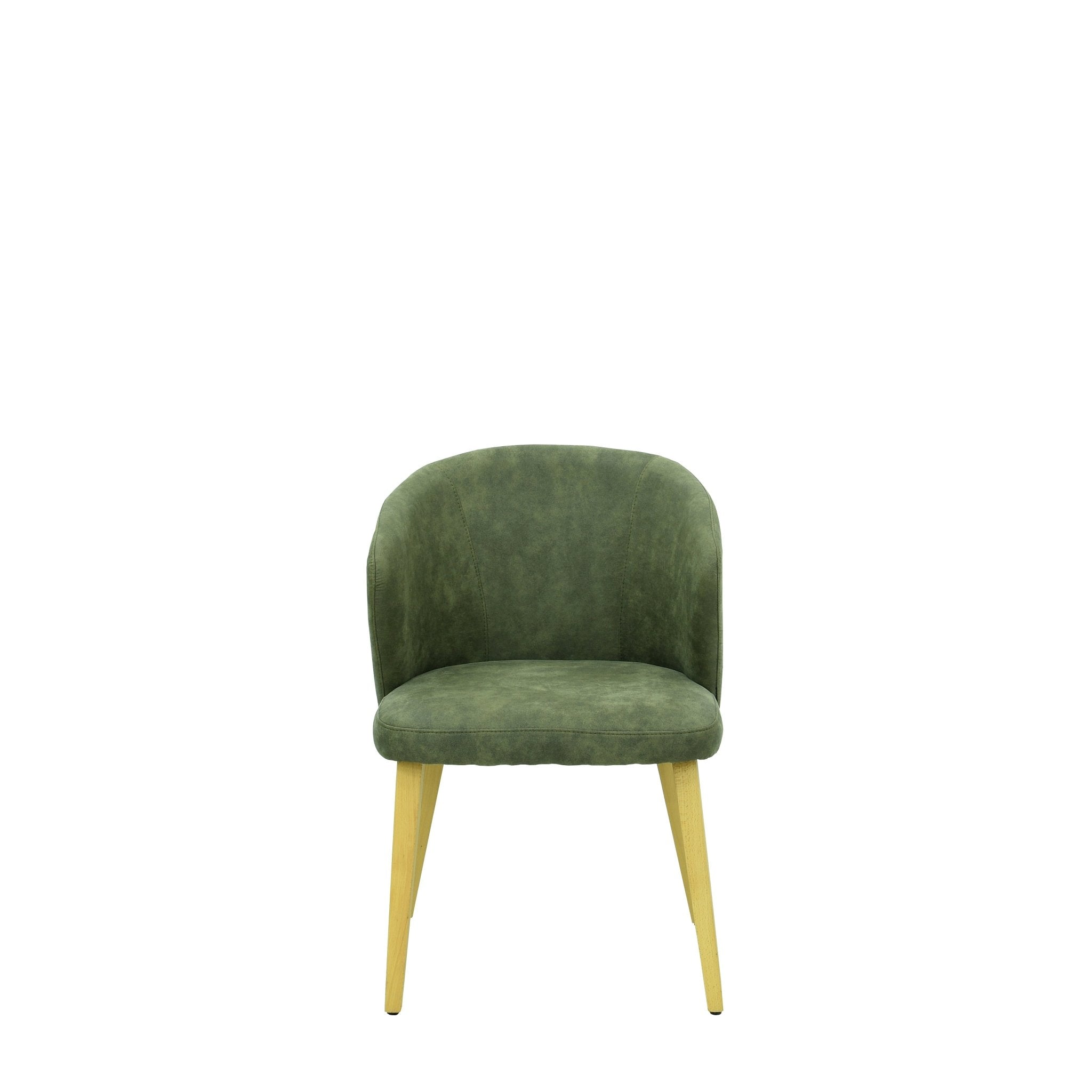 Scaun verde din material | model BRUNO - eScaun.ro