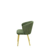 Scaun verde din material | model BRUNO - eScaun.ro