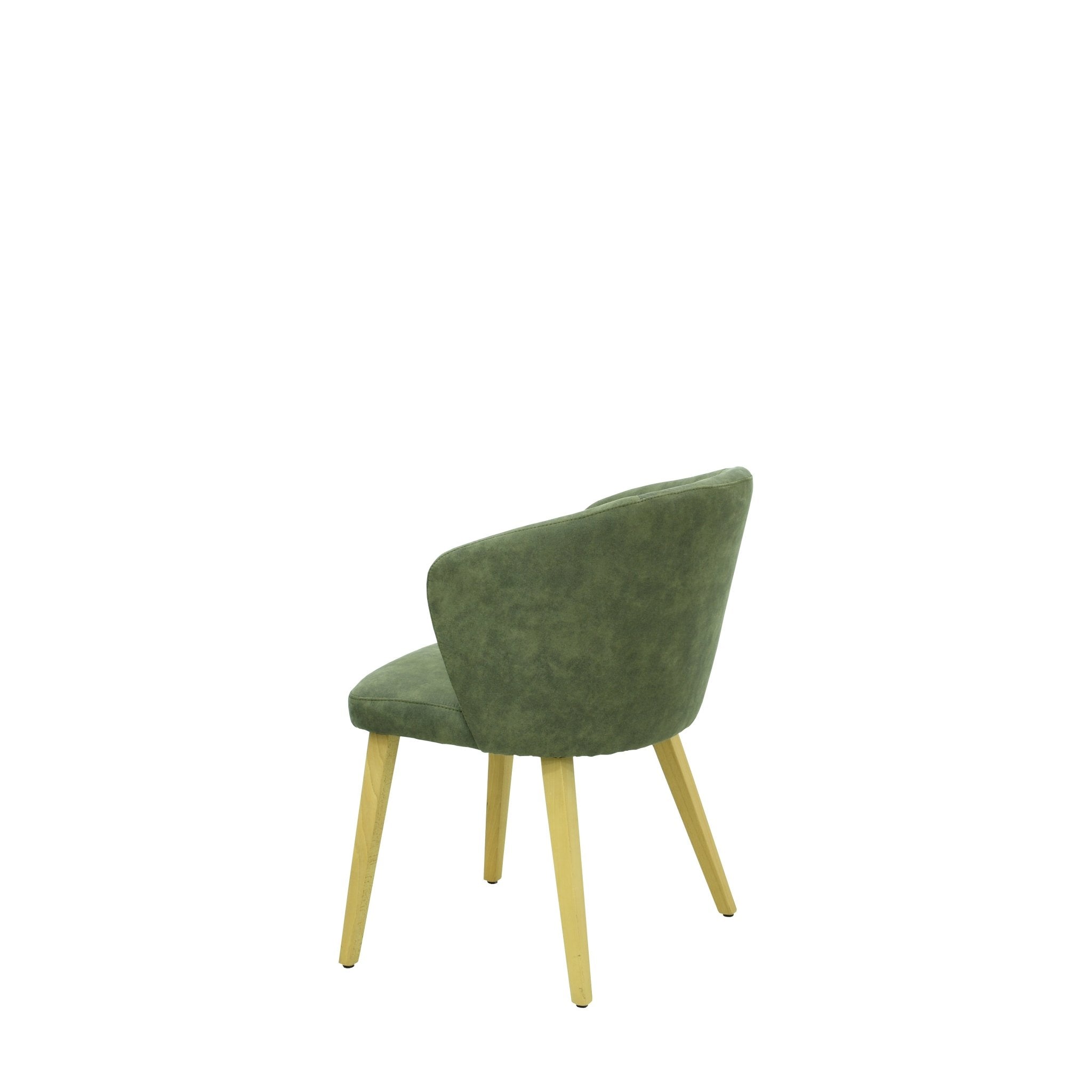 Scaun verde din material | model BRUNO - eScaun.ro