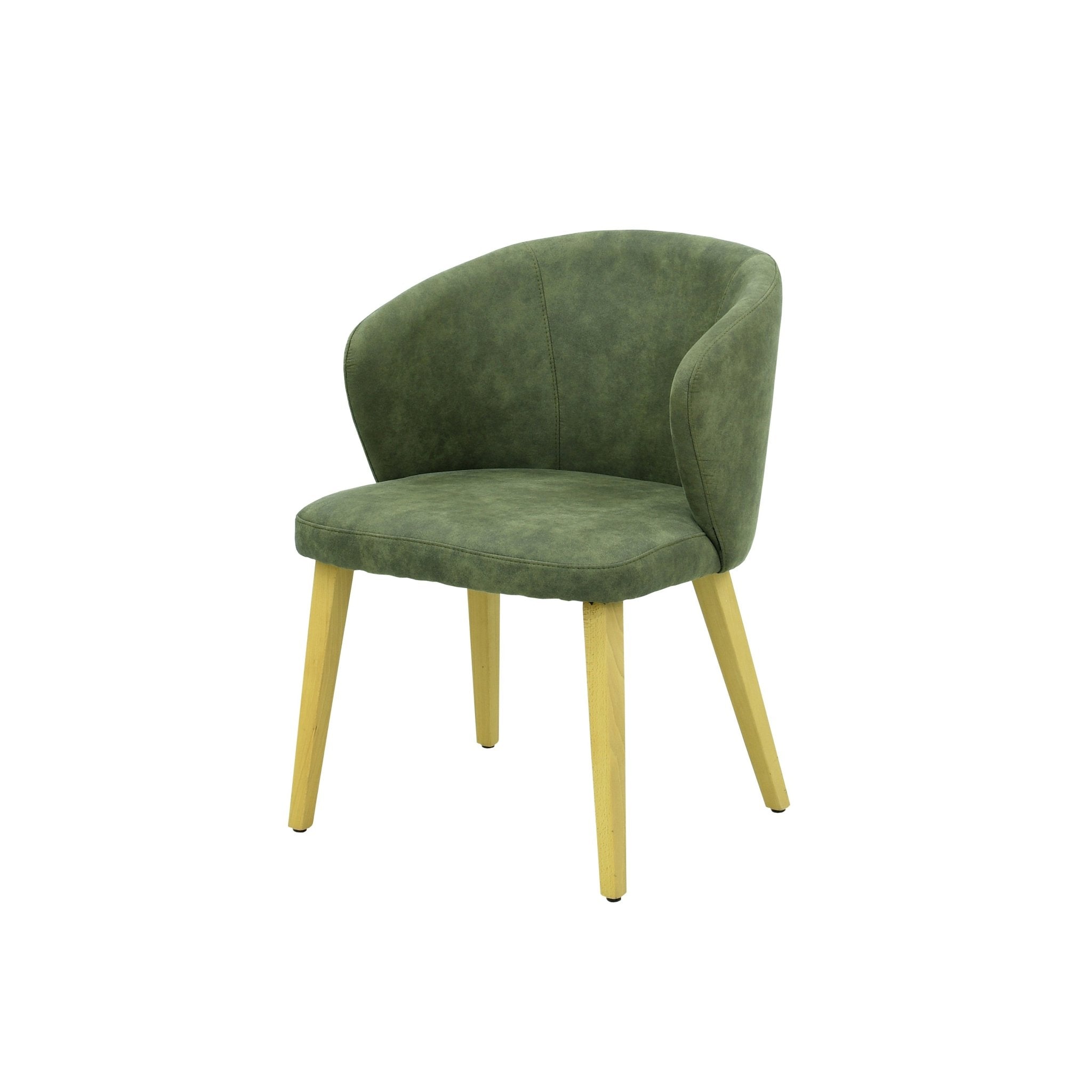 Scaun verde din material | model BRUNO - eScaun.ro