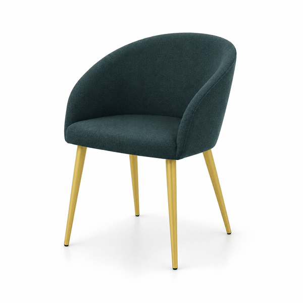 Scaun verde din material | model IBIS - eScaun.ro