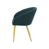 Scaun verde din material | model IBIS - eScaun.ro