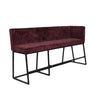 Bancheta bar din material | model LUNA R - eScaun.ro