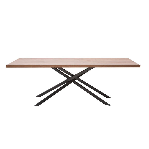 Masa fixa din stejar masiv | model QUADRO A - eScaun.ro