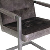 Scaun din catifea si piele | model FLEET BADSAAL - eScaun.ro