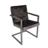 Scaun din catifea si piele | model FLEET BADSAAL - eScaun.ro