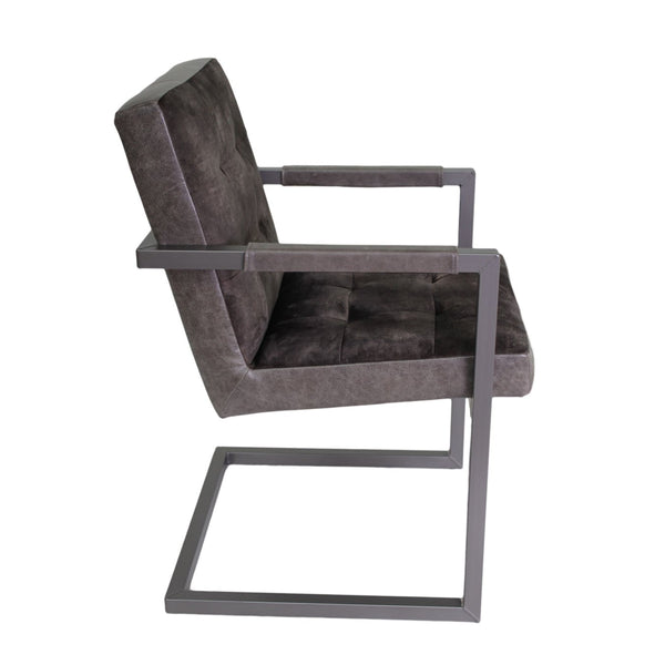 Scaun din catifea si piele | model FLEET BADSAAL - eScaun.ro