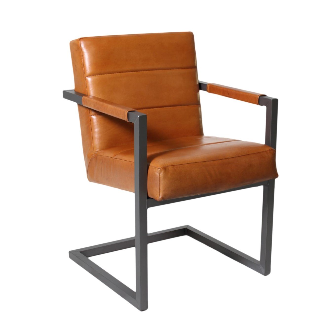 Scaun tapitat din piele | model BADSAAL 3STARR - eScaun.ro