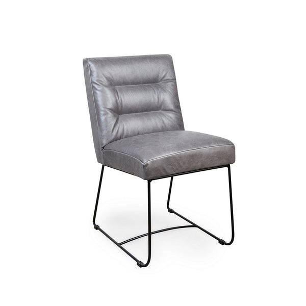 Chaise de salon en cuir de buffle ✔ modèle FABIO
